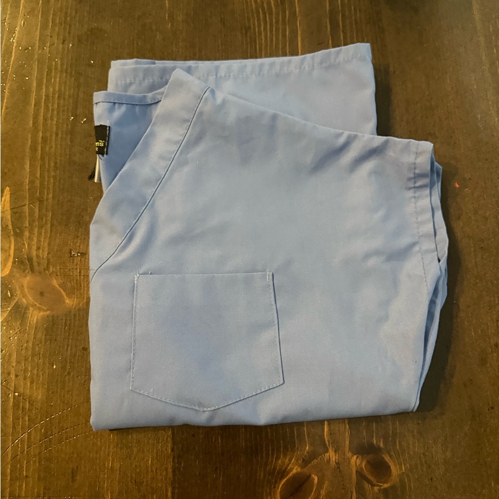 Kids Blue Scrubs, size medium 8-10 - Picture 5 of 10